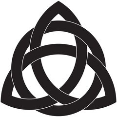 Black Celtic Knot
