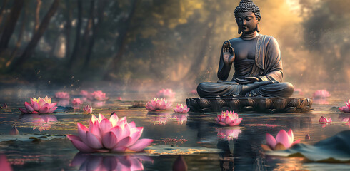 Buddha Lotus Pond.