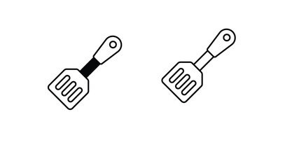 Cooking Turning icon design with white background stock illustration