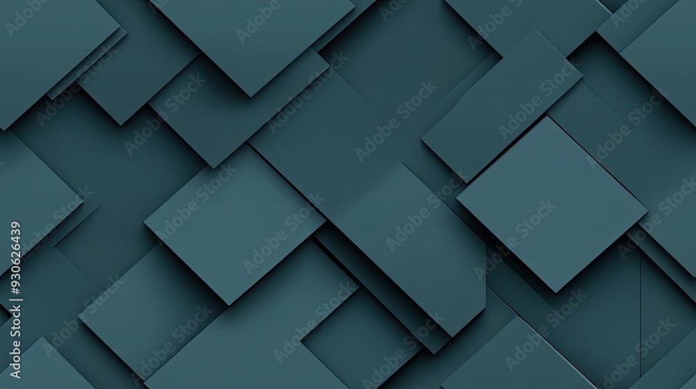 Poster a dark teal and gray background features elegant diagonal stripes of dark green, reflecting a contem