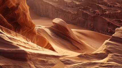 Sandstone Canyon Landscape
