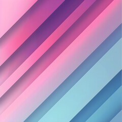 Obraz premium A sleek and modern abstract background featuring diagonal stripes in a gradient of pink, purple, and blue hues, creating a smooth and stylish visual effect.