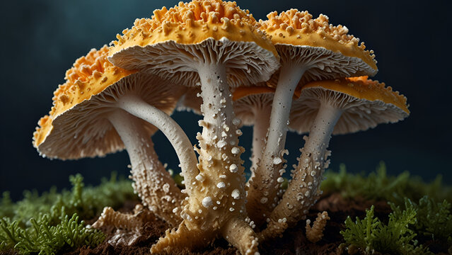 Blastomyces Fungus - Detailed Illustration Highlighting the Structure and Features of This Pathogen