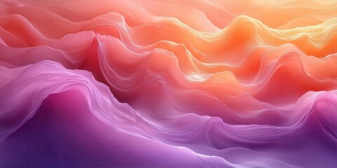 Fototapeta premium Dreamy Abstract Landscape in Soft Hues, generative ai