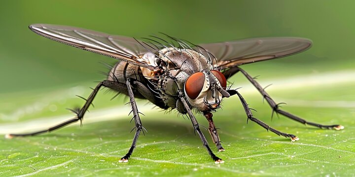 housefly in nature