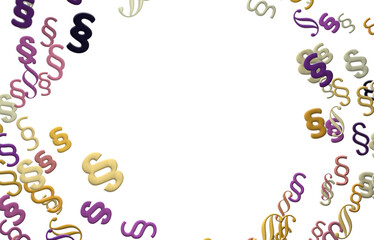 Law and Justice, with lots of copy space for your individual text