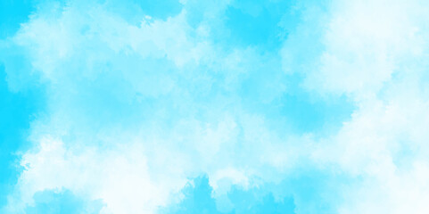 Abstract nature background of romantic summer blue sky with fluffy clouds. Blue sky with white clouds background. bright cloud cover in the sun calm clear winter air background. Beautiful puffy clouds