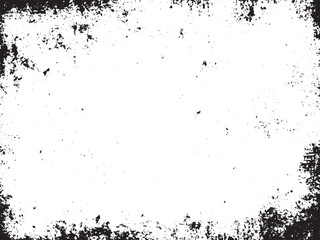 Distressed Abstract Grunge Vector Design: A black and white pattern with grainy and scratchy textures