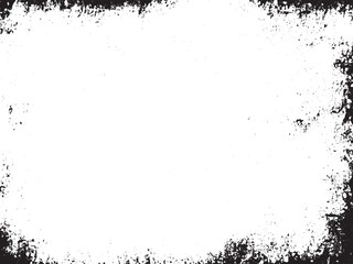 Grainy Distressed Monochrome Vector Pattern: A black and white abstract texture with scratchy and distressed elements