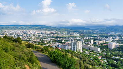 View of Tbilisi City from the Chronicle of Georgia