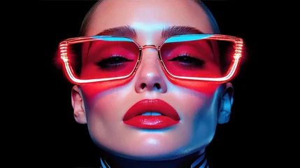 Neon Fashion Portrait © Thomas