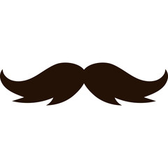 Mustache Flat Icon