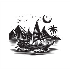boat vector