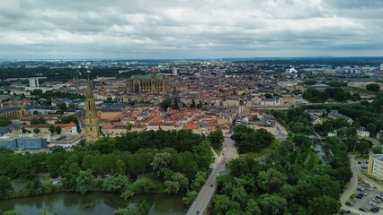 drone photo Metz France Europe