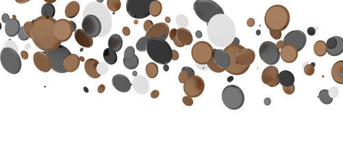 Confetti, paper triangle on the floor, fancy, colorful, celebration party