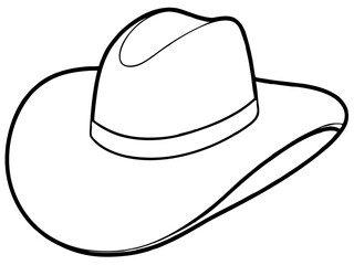 

Cowboy Hat line art, Cowgirl and Cowboy Hat SVG
