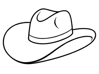 

Cowboy Hat line art, Cowgirl and Cowboy Hat SVG
