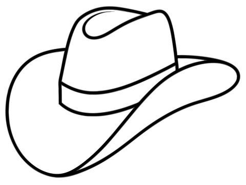 recommend clip art: 
                    
                    Cowboy Hat line art, Cowgirl and Cowboy Hat SVG
                    