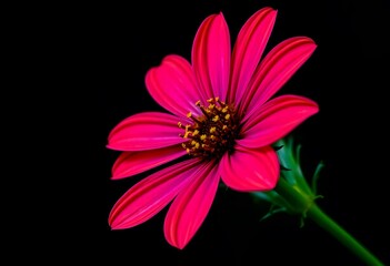 Red gerbera daisy flower close up wallpaper