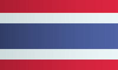 Fototapeta premium Flag of Thailand. Country identity