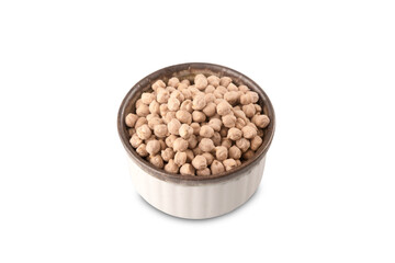 Chickpea grains background