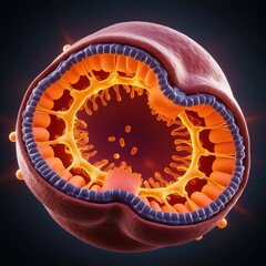 3D model of mitochondria 