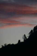 Abendrot am Berg