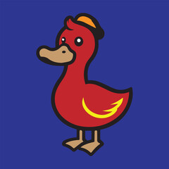 A duck vector illustration