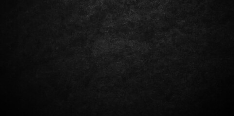Obraz premium Dark black wall texture and dark charcoal grunge smooth paint concrete cement floor old black with elegant vintage. studio grunge blackboard and chalkboard texture backdrop background.