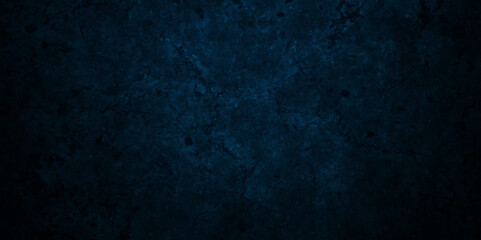 Dark blue wall texture and dark charcoal grunge smooth paint concrete cement floor old black with elegant vintage. studio grunge blackboard and chalkboard texture backdrop background.