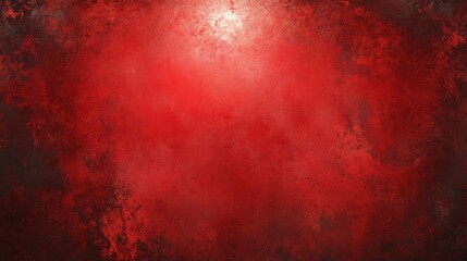 Obraz premium Abstract red background or Christmas background with bright center spotlight and black vignette border frame with vintage grunge background texture red paper layout design