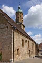 Obraz premium Bopfingen - ev. Kirche - St. Blasius - seitlich