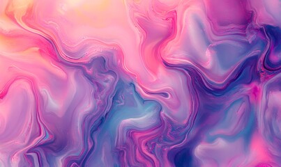 Obraz premium Abstract liquid fluid background. Flowing fluid marbling texture. Swirls of pink and purple paints. Elegant backdrop