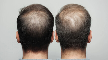 Back View of Man's Hairline.
