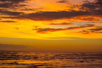 Obraz premium Beautiful sunset from Sanibel Island.