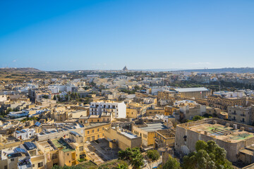 Obraz premium Landscape of Gozo island on Malta