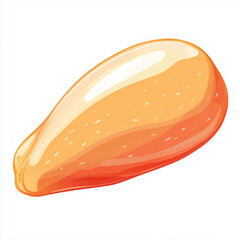 Fototapeta premium Vector Illustration of Chicken Breast Fillet 