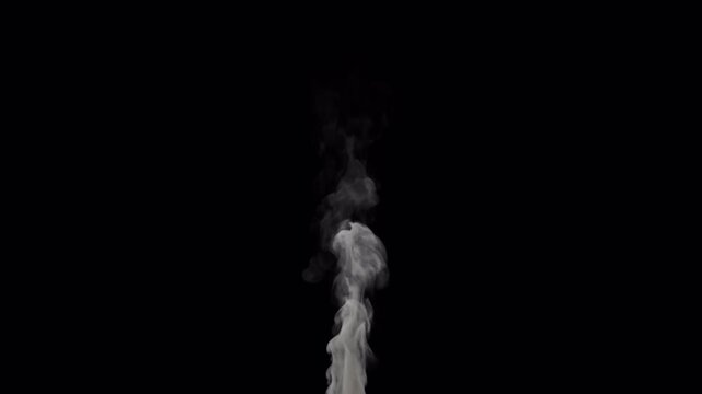 Video of smoke rising in a seamless loop for any duration you want, 4k 24p with alpha channel for transparency. Great for video games and tough jobs	