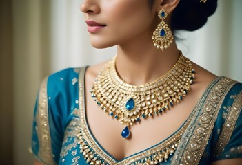 Indian Women Portrait with Jewellery