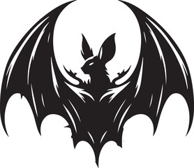 A beautiful bat vector design.