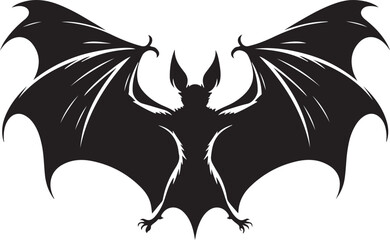 A beautiful bat vector design.