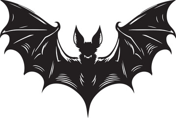 A beautiful bat vector design.