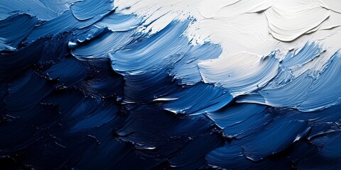 Obraz premium Glossy Paper Texture with Cross-Hatched Oil Paint, generative ai