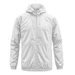 An image of a White Windbreaker isolated on a white background © Bruno