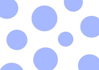 Polka dot background in soft blue