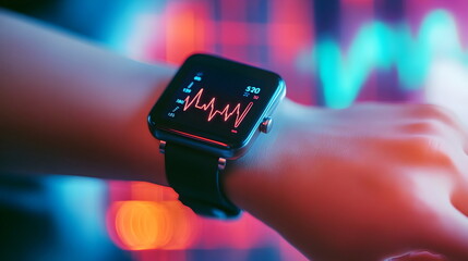 Smartwatch Heart Rate Monitor Fitness Tracking Health Data Features