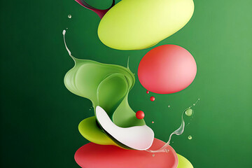 abstract background with bubbles