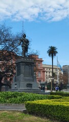 Fototapeta premium Statue in the park country