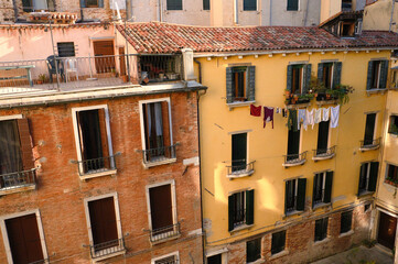 Fototapeta premium houses in venice