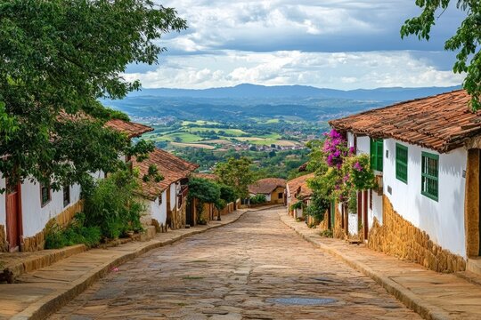 Barichara Colombia: Colonial Town with Cobblestone Streets and Scenic Hillside Views